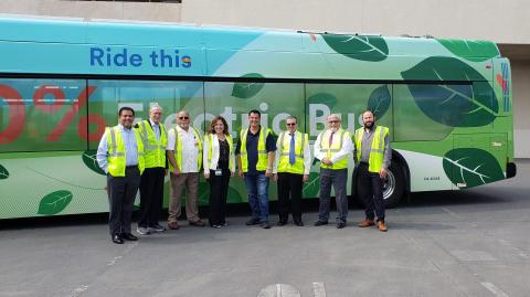 Regional Council & Policy Committee Members Tour Omnitrans and San Bernardino Transit Center