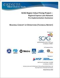 Report cover featuring SCAG logos and partner logos on a white background.